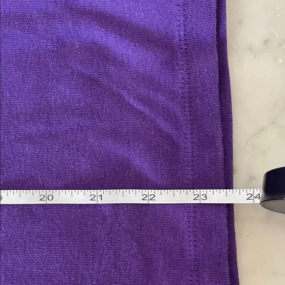 RALPH LAUREN Deep Purple Knit Pullover Crew Neck Tee Top M - Picture 15 of 16
